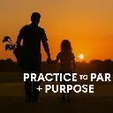 Logo Practice to Par + Purpose