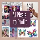 Logo AI Pixels to Profit by Bailey