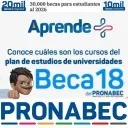 Logo Aprende Mas + PRONABEC