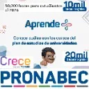 Logo Aprende Mas + PRONABEC