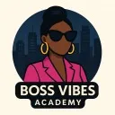 Logo Boss <mark>Vibe</mark>s Academy