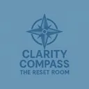 Logo Clarity Compass:The Reset Room