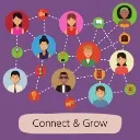 Logo <mark>Connect</mark>&Grow Business Netzwerk