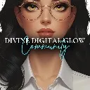 Logo <mark>Divine</mark> Digital Glow Community