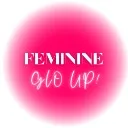 Logo <mark>Feminine</mark> Glo Up