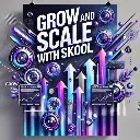 Logo Grow & Scale With Skool