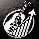 Logo Guitare, Partage & Monétise