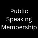 Logo Public Speaking <mark>Membership</mark>