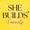 Logo She Builds™ <mark>Funnels</mark>