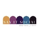 Logo Say It Social for <mark>NonProfit</mark>s
