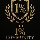Logo THE 1% <mark>COMMUNITY</mark>