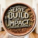 Logo Serve Build & Scale For Impact
