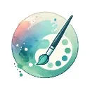Logo Watercolor Learning Center